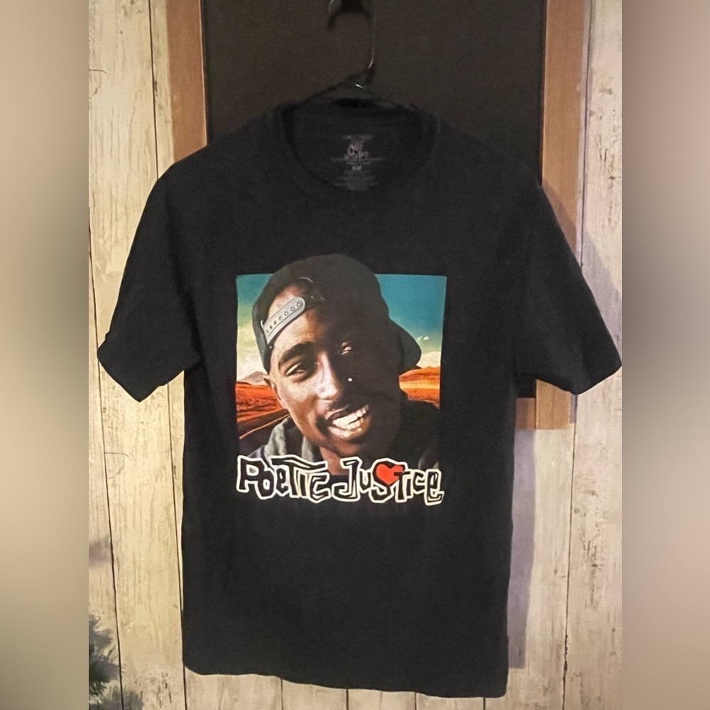 Poetic Justice Tupac S/M Shirt sleeve t shirt